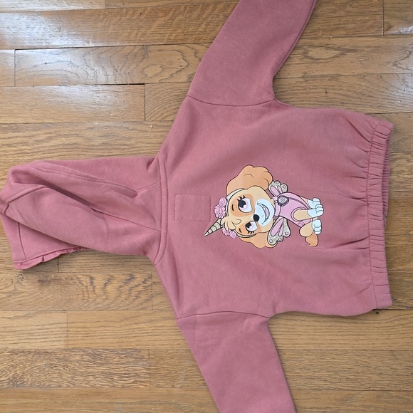 NICKELODEON BRAND MAUVE PAW PATROL FRONT ZIPPER HOODED JACKET SIZE 1-2 YEAR OLD - Picture 13 of 13